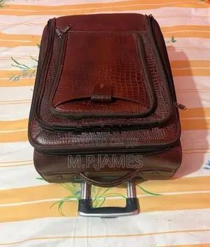 Leather Trolley Bag
