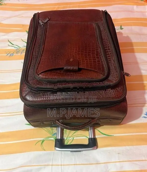 Leather Trolley Bag