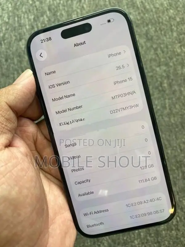 Apple iPhone 15 128GB (Used)