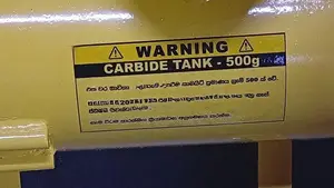 500g Capacity Carbide Tank – HERMAN PT 0574