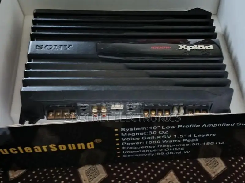 Sony Japanese 1000w 8 Channel Amplifier Car
