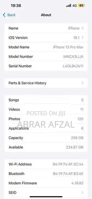 Apple iPhone 13 Pro Max (Used)
