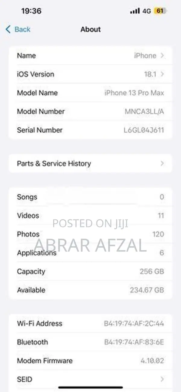 Apple iPhone 13 Pro Max (Used)