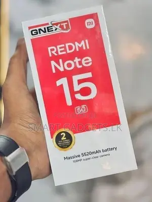 Xiaomi Redmi Note 15 5G|8GB|256GB (Brand New)