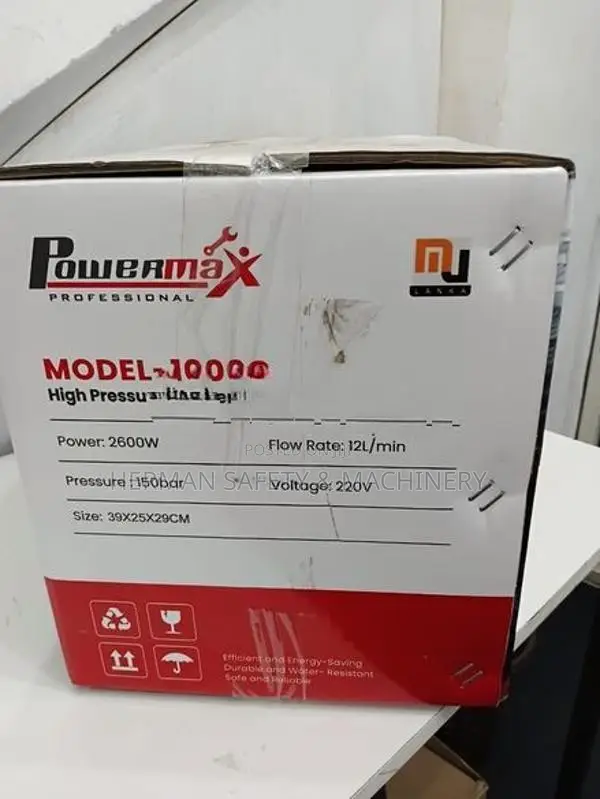 Powermax Professional Model-1000G High Pressure Washer – HERMAN PT 058