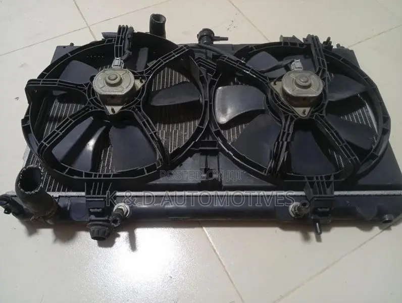 Honda EK3 radiator with fan