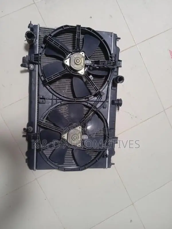 Honda EK3 radiator with fan