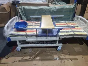 Four-Function Manual Bed with Lateral Tilt and Sanitary Functionality