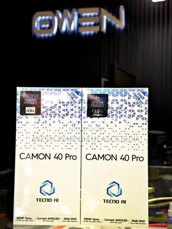 Tecno CAMON 40 Pro (Brand New)