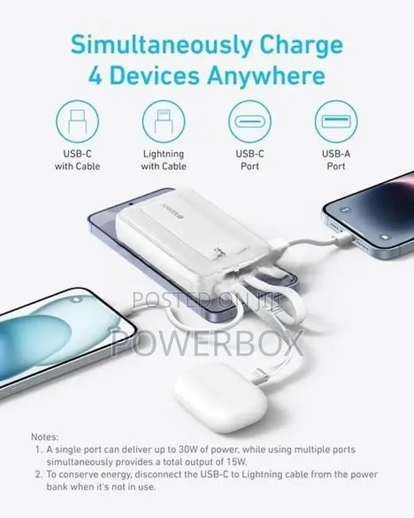 Anker Zolo Power Bank -10000MAH, 30W