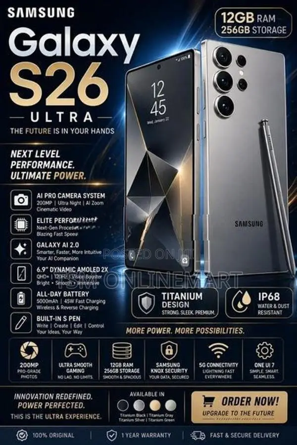 Samsung Galaxy S26 Ultra (Brand New)