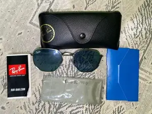 Ray-Ban Hexagonal (Polorized Blue ) - Brand New