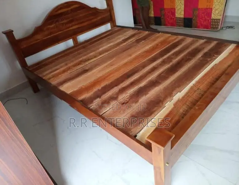 New 6*5 ft 72"*60" Teak Queen Bed