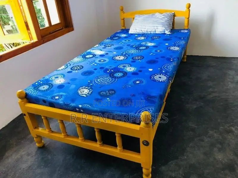 New 6*3 Ft Single Bed with Mattresses