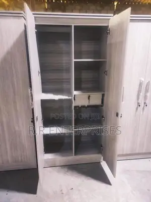 New 2D Ash White Melamine Wardrobes