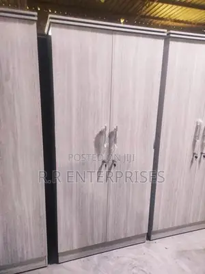 New 2D Ash White Melamine Wardrobes