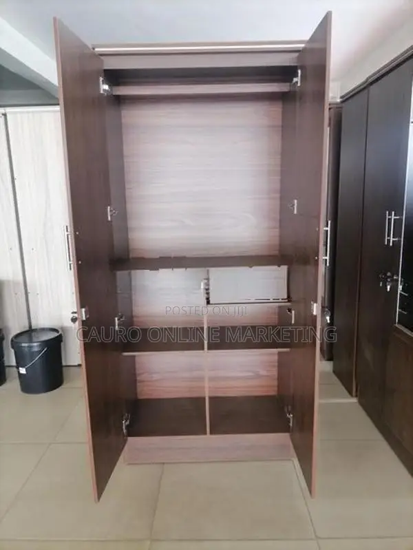 New Melamine 2 Door Wardrobe 6*2.5 Cupboard