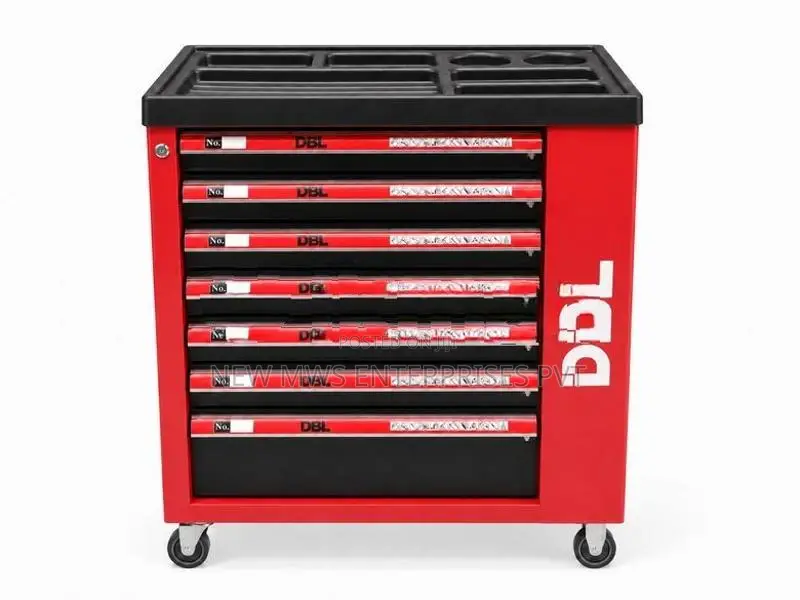 Industrial Dbl Professional Tool Trolley – Complete Set