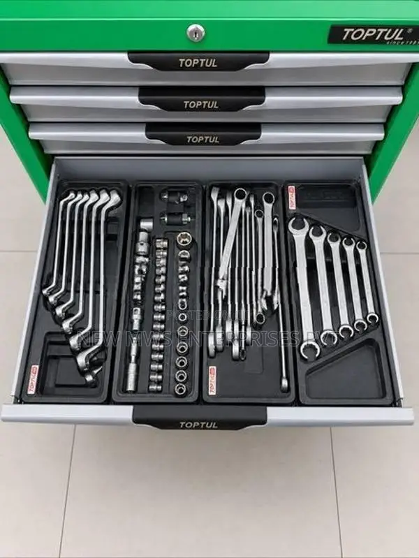 Industrial Professional Tool Trolley – Complete Set