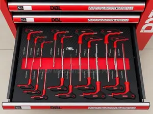 Industrial Dbl Professional Tool Trolley – Complete Set