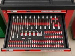 Industrial Dbl Professional Tool Trolley – Complete Set
