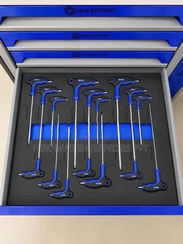 Genius Brothers Professional Tool Trolley – Complete Set