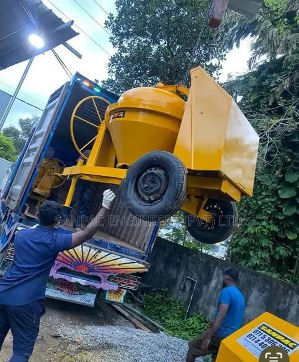 TWO wheels concrete mixer