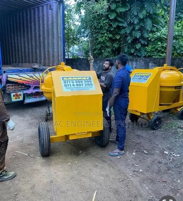 TWO wheels concrete mixer