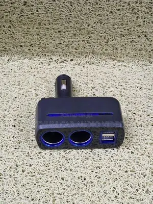 120W 2 Sockets With USB Car Charger 12V 24V