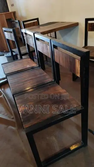 Wooden Table with Chair Set