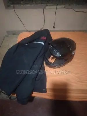 Helmet with jacket