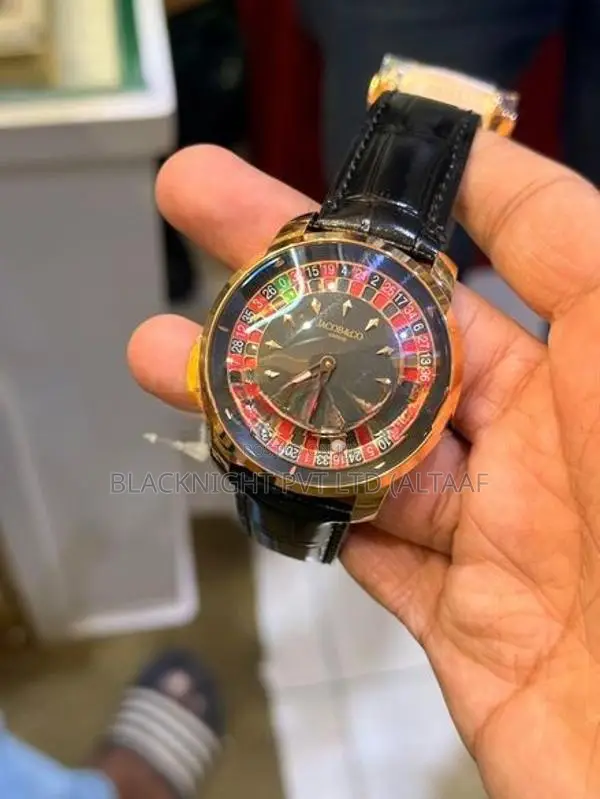 Jacob AND Co Casino Tourbillon Rose Gold Swiss Made Men's Watch