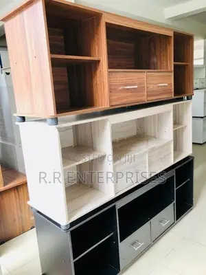 Modern Melamine TV Stand