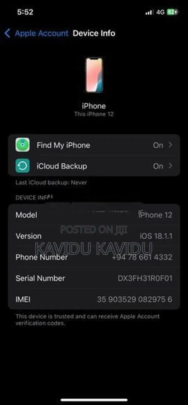 Apple iPhone 12 (Used)