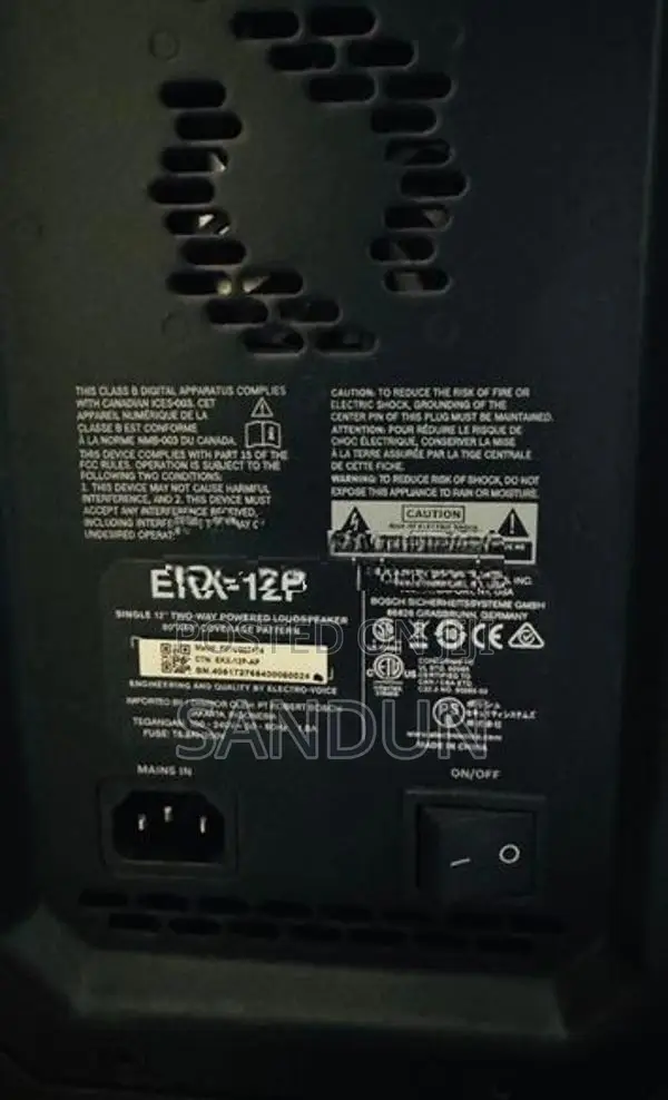 EV EKX-12P 1500W Powered Speaker