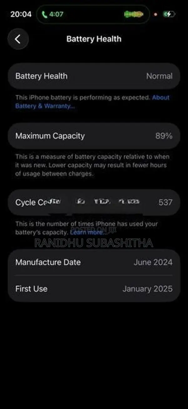 Apple iPhone 15 (Used)