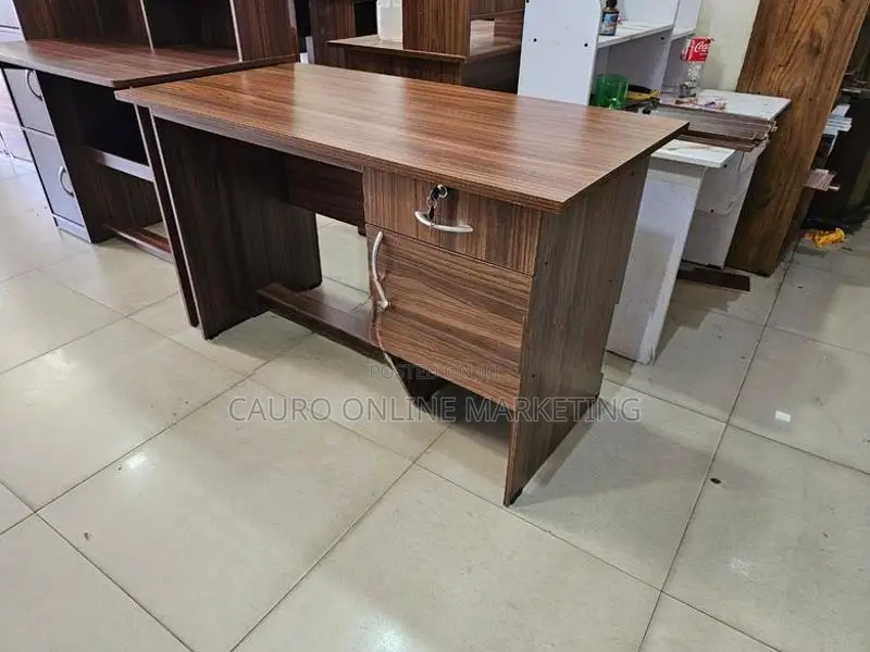 New Melamine 4*2 Ft Office Table Cupboard Large