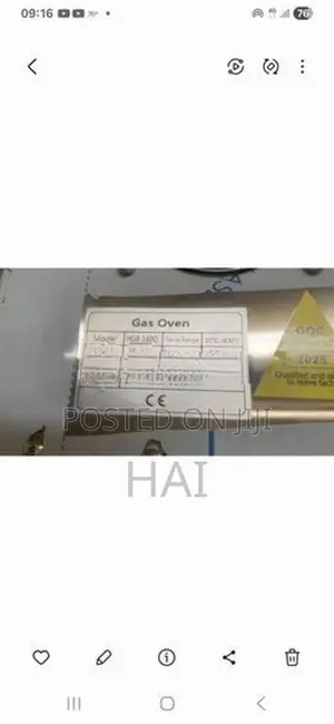 Gas Oven Big 16 Trays