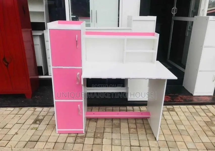 MODERN BLUE & PINK WHITE MIX SMART STUDY TABLES