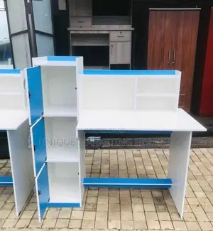 MODERN BLUE & PINK WHITE MIX SMART STUDY TABLES