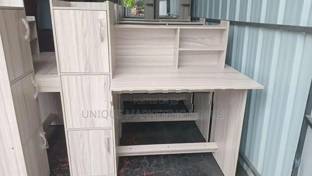 Modern American White Side 3 Cupboard Study Tables