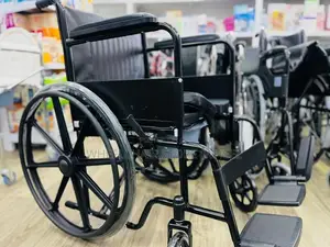 Commode Wheelchair Powder Corted Black Edition Alloy Wheels