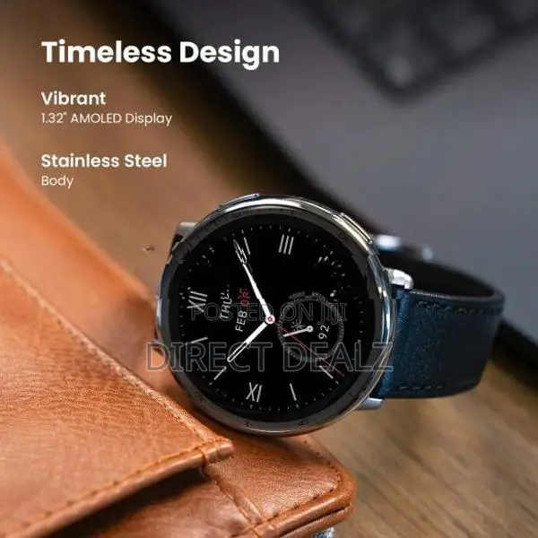 Amazfit Active 2 Premium Version Smart Watch - Black
