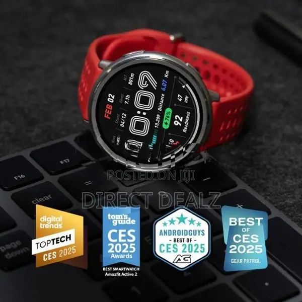 Amazfit Active 2 Premium Version Smart Watch - Black