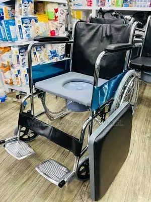 Commode Wheelchair Fiber Seat With Cushion