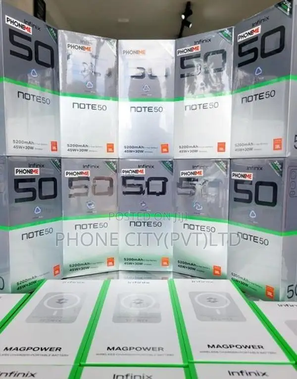 Infinix Note 50 256GB 8GB RAM Gray (Brand New)