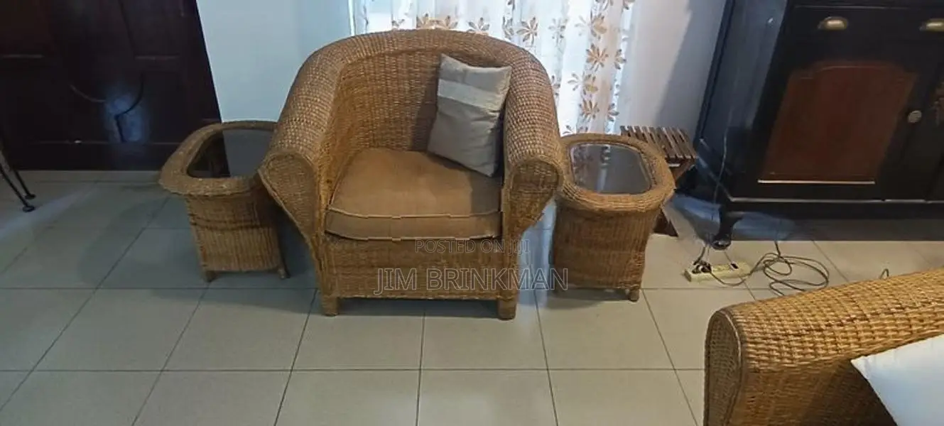 Cane Sofa Set