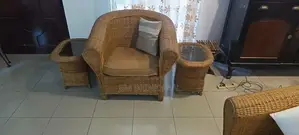 Cane Sofa Set