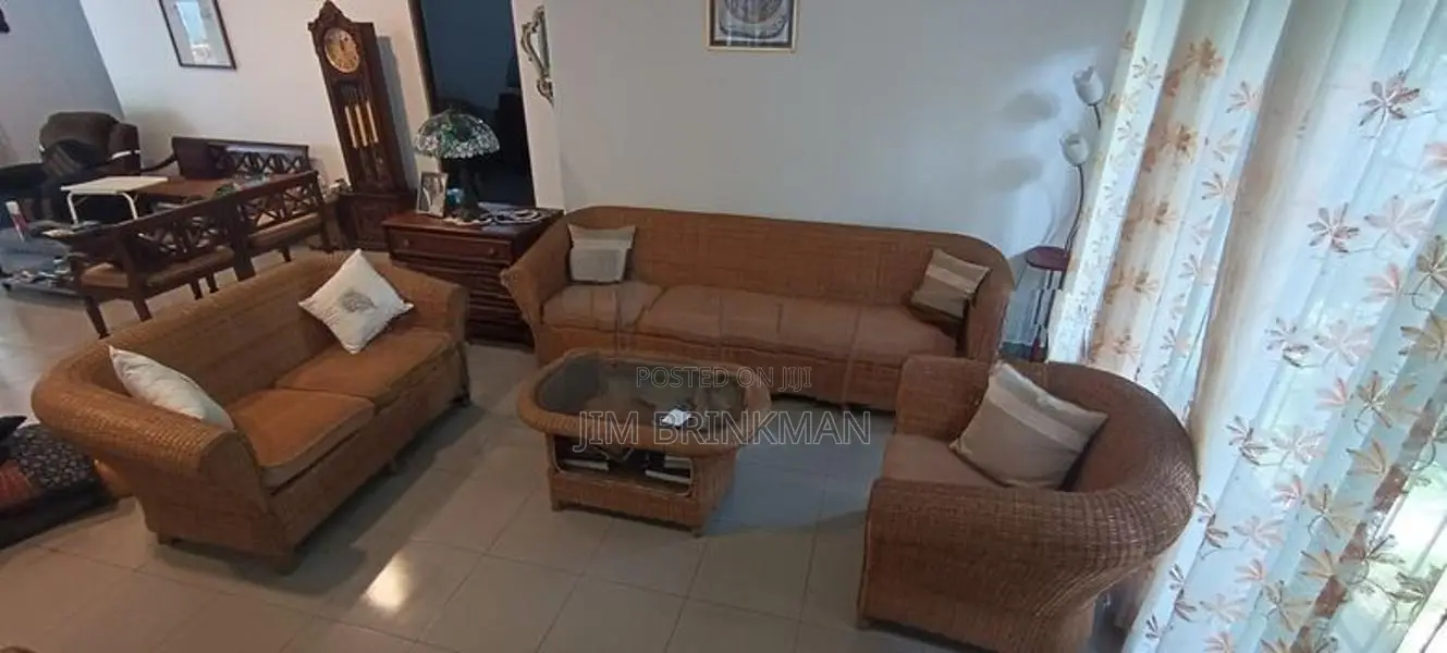 Cane Sofa Set