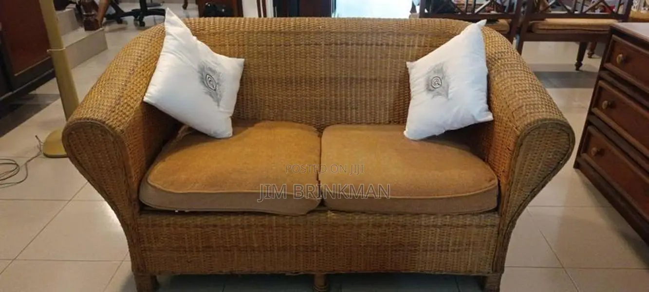 Cane Sofa Set